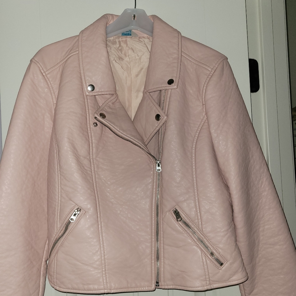 Vegan leather jacket Final Markdown to $56.00 FIRM